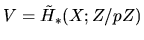 $V={\tilde
H}_\ast(X;\bbd Z/p\bbd Z)$